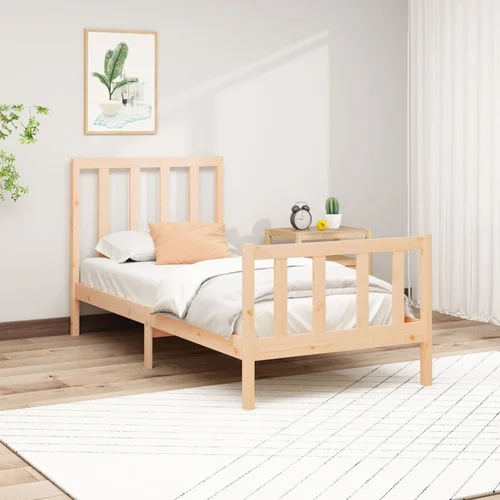  Okvir za krevet od masivne borovine 100 x 200 cm