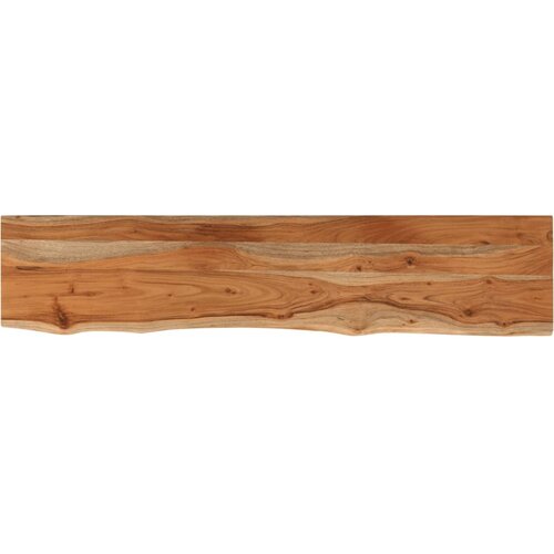 VidaXL Stenska polica 120x20x2,5 cm pravokotna akacija naraven rob, (5000269131) Slike