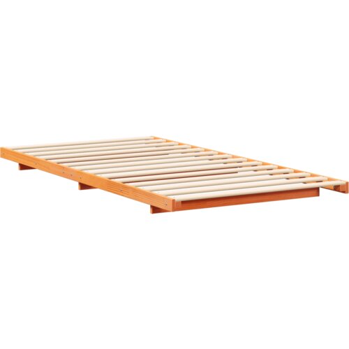  Krevet s daskama Vo&amp;scaron;tano smeđa 80 x 220 cm Masivna borovina Slike