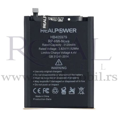 REAL POWER baterija za huawei Y5 2017 / Y5 2018 / Y5 2019 / Y6 pro 2017 / Y6 pro 2019 / Y6 prime 2019 / nova / Y6 2017 / honor 6A / honor 6C / P9 lite mini / Y6 2019 / honor play 7 / honor play 8A (hb405979ecw) Slike