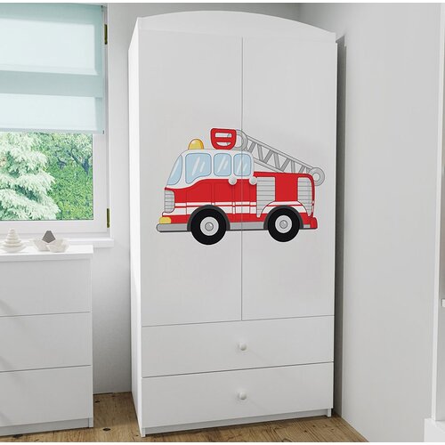 HAPPYKIDS GARDEROBNA OMARA DREAMY GASILEC (VE� BARV)-Bela Cene