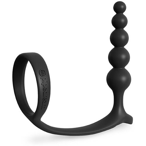 Pipedream Prsten za penis sa analnim perlama Anal Fantasy Collection, Crni Cene