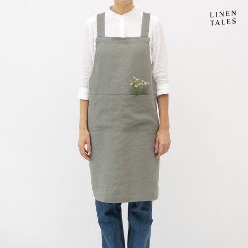 Linen Tales Lanen predpasnik Khaki &amp;ndash; Slike