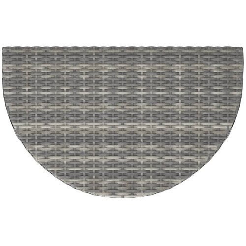  Vrtni stol sivi 80 x 50 x 75 cm od poliratana Slike
