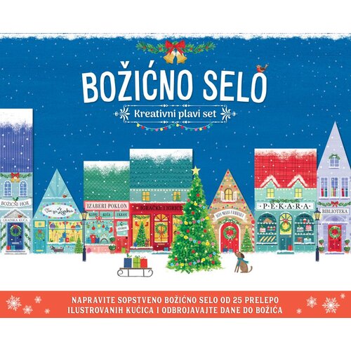  Božićno selo – kreativni plavi set Cene