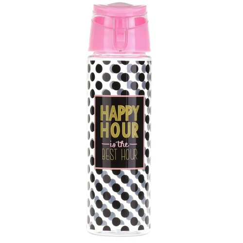 Play Refresh, flašica za vodu, plastična, linije, 650ml Happy Hour Cene