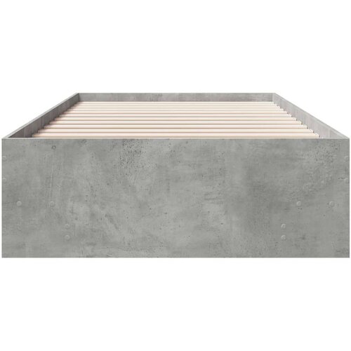 VidaXL Okvir kreveta boja betona 90x200 cm od konstruiranog drva Slike