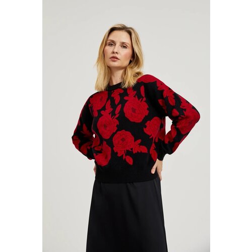 Marisse Women's Sweater Z-Sw-4537 Black Cene