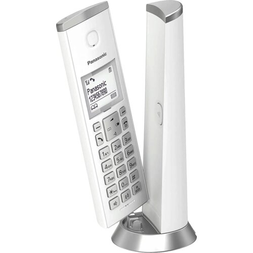 Panasonic Telefon bežični, DECT/GAP, 1.5" LED display, bijela - KX-TGK210FXW Cene