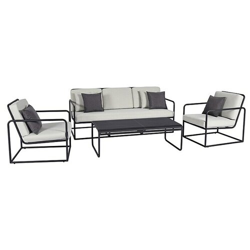 SENSUM Set lounge namje&scaron;taja Askanas (4 -dij., Jastuci od olefina, Crna) Cijene