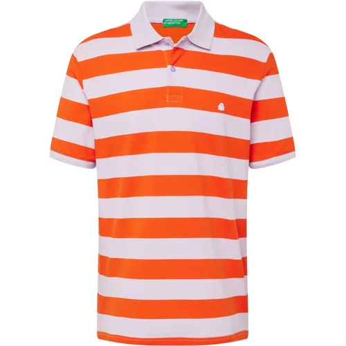 United Colors Of Benetton Majica sivka / oranžna