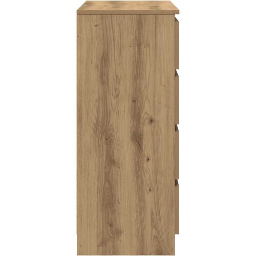  Komoda s ladicama Artisan hrast 71x35x84 cm izrađeno drvo Slike