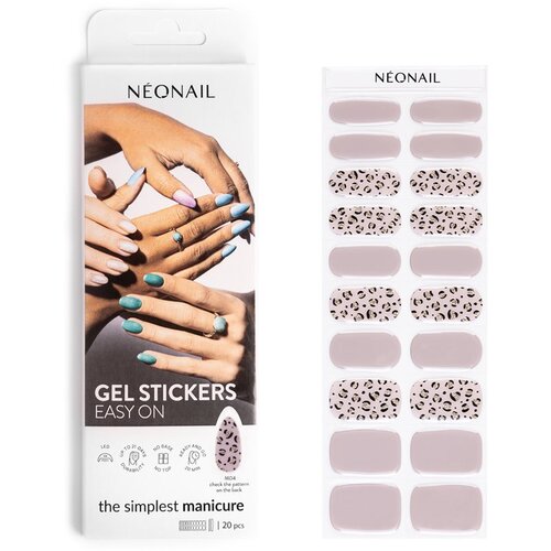 NeoNail Easy On Gel Stickers Naljepnice za nokte nijansa M04 20 kom Slike