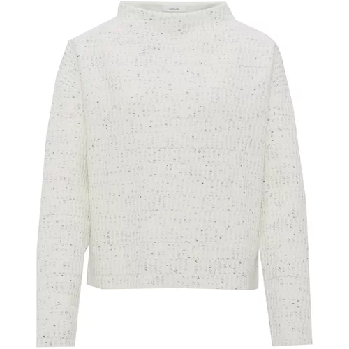 Opus Sweater majica 'Gozy' tamno ljubičasta / svijetla bež