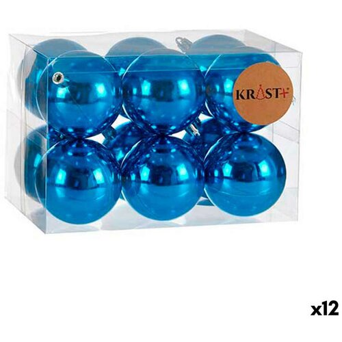  Set božićnih kuglica Plava Plastika Ø 7 cm (12 kom.) Cijene