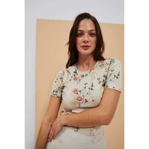 Moodo WOMEN&amp;#039;S T-SHIRT L-TS-4095 CAN NOT BE WHITE Slike