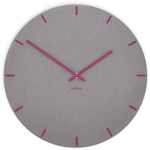 Von Der Factory Zidni sat Luxhora Pura Circ Light Grey 11 boja kazaljki Cijene