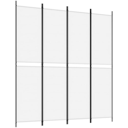 VidaXL Paravan 4-delni 200x220 cm črno blago, (5000156034) Slike