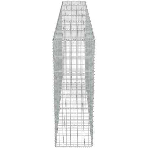  Gabionski zid s poklopcima od pocinčanog čelika 300 x 50 x 150 cm Slike