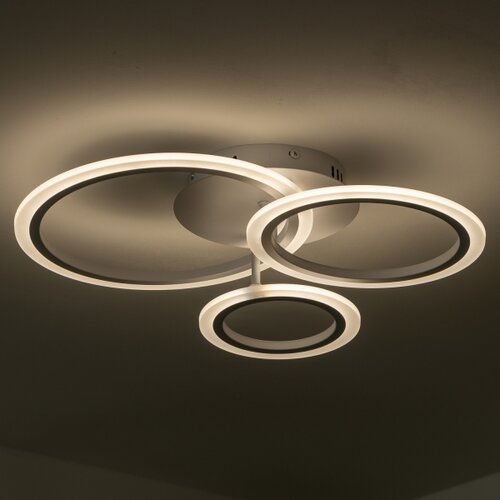 brilagi-led prigu&amp;scaron;iva plafonska lampa orbits LED/40W/230V 3000-6500K bela + daljinski upravljač Slike