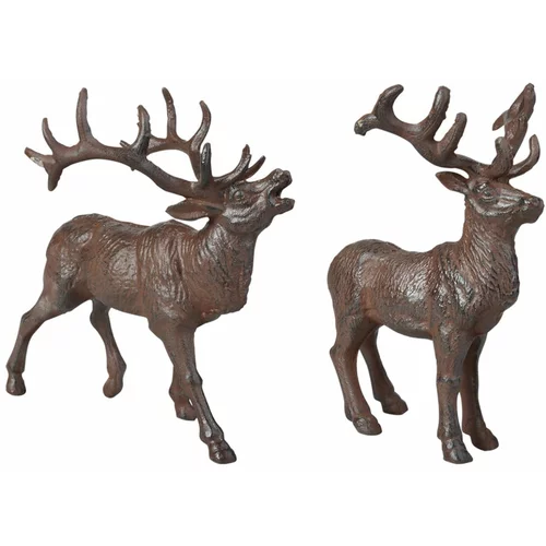 Esschert Design Metalne vrtni kipići u setu 2 kom Deer –