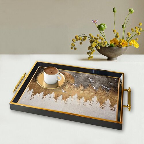 Aberto Design Poslužavnik TPA9885 50 x 29 x 3.5 cm, Šareni Cene