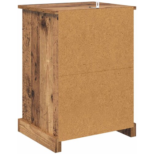  Noćni ormar 2 pcs Staro drvo 36 x 43 x 60 cm Konstruirano drvo Slike