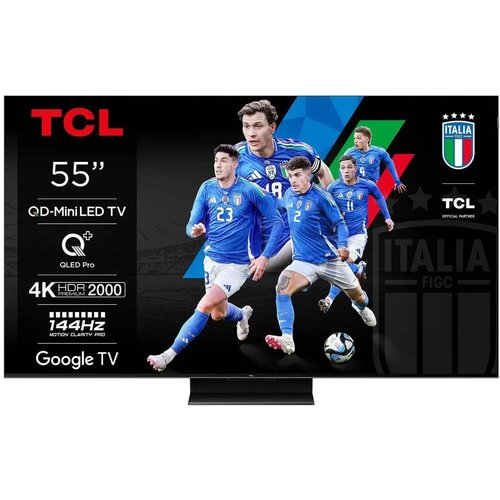 Tcl 55"C765 QD-Mini LED 4K TVHDR 2400 nits; QLED PRO;ONKYO 2.1ch; 144Hz VRR; Google TV Cijene