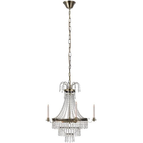 Markslöjd 105157 - Kristalni luster na lancu MARIELUND 3xE14/40W/230V mesing Cene
