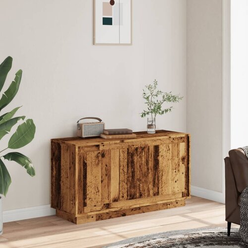 VidaXL Komoda boja starog drva 102x35x55 cm od konstruiranog drva Slike