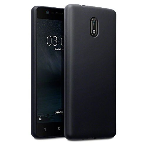  Silikonski ovitek za nokia 3 - mat črn Slike