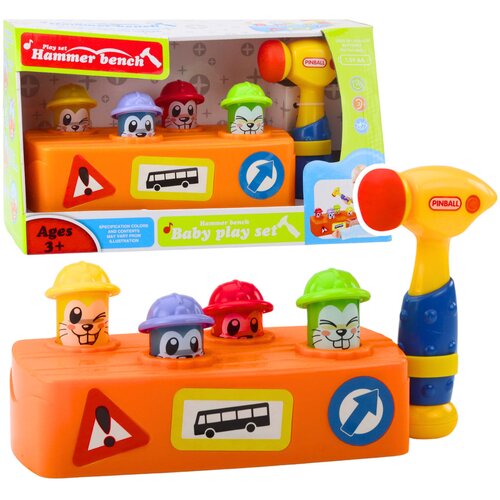 Interaktivna igračka s čekićem i veselim hrčcima - radovi na cesti Cijene