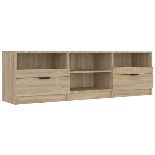 Maison Chic TV omarica - TV stojalo - Televizijska omarica sonoma hrast 150x33,5x45 cm konstruiran les, (21700340) Cene