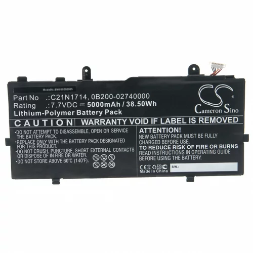 VHBW Baterija za Asus VivoBook Flip 14 / TP401, C21N1714, 5000 mAh