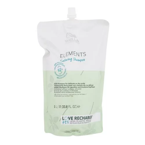 Wella Professionals Elements Calming Shampoo 1000 ml šampon osjetljivo vlasište punilo za ženske