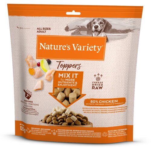 Nature's Variety 2 + 1 gratis! 3 x 120 g Nature's Variety Topper liofilizirano - Piletina Cijene