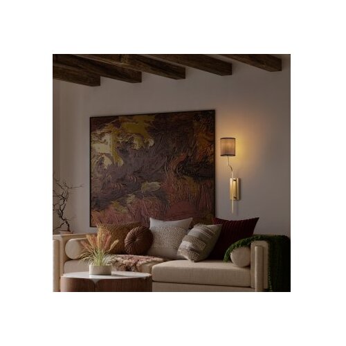 Opviq vall lamp zidna zlatno - braon lampa lumora 15338 Slike