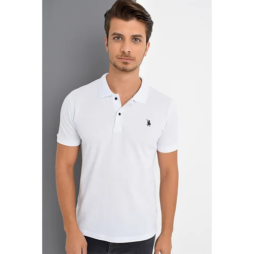 Dewberry T8561 MEN'S TSHIRT-WHITE