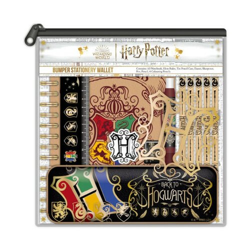 Blue Sky Harry Potter Bumper Stationery Set - Colorful Crest ( 058196 ) Slike