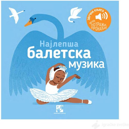 Kreativni Centar knjige Najlep&scaron;a baletska muzika: zvučna knjiga Cene