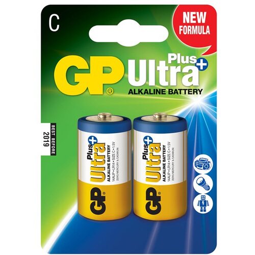 GP Batteries Ultra Alkalna Plus C GP baterija 14AUP (LR14) 2 kosa, (20638333) Slike