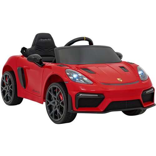  Licencirani auto na akumulator Porsche 718 - crveni/lakirani Slike
