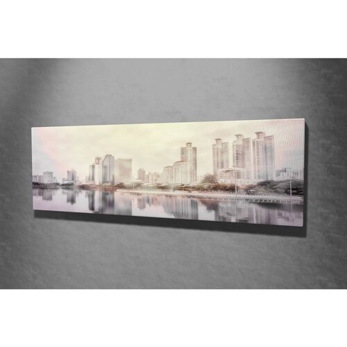 WALLXPERT Dekorativna slika na platnu, 30x80cm, &Scaron;areno Cijene