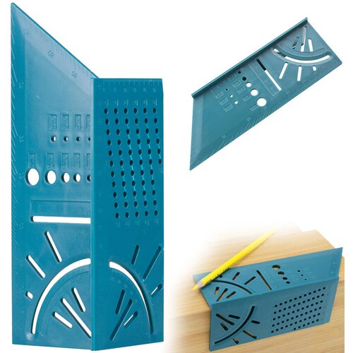 Univerzalni japonski mizarski kotnik 3D 20cm Cene
