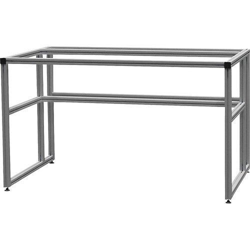 bedrunka hirth aluminijasta delovna miza workalu®, osnovni okvir, aluminij, 4 noge, šxv 1750 x 850 mm Cene