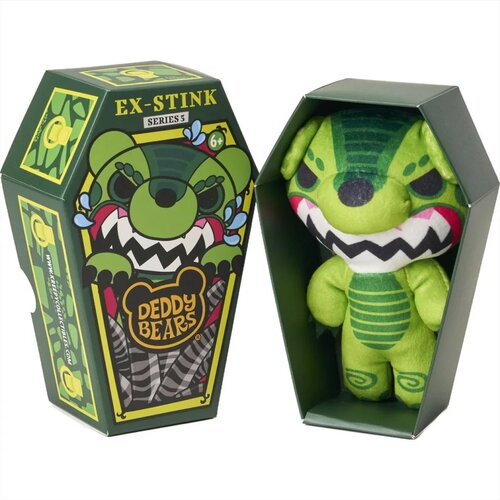 Semo Toys Deddy Bear Ex-Stink, pli&amp;scaron;ana igračka u lijesu, 5. serija, 15 cm Slike