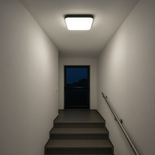  LED plafonsko svetlo NEMO LED/36W/230V 50x50 cm crno Slike