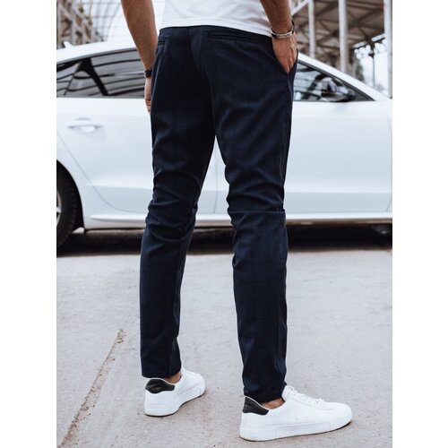 DStreet Men's casual trousers, navy navy blue, Cene