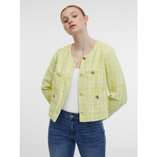 Orsay Light green women's tweed jacket - Women Cene