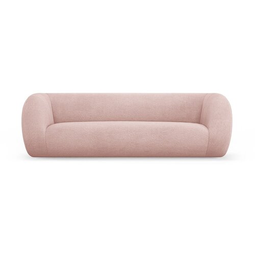 Cosmopolitan Design Svijetlo ružičasta sofa od bouclé tkanine 230 cm Essen – Cijene